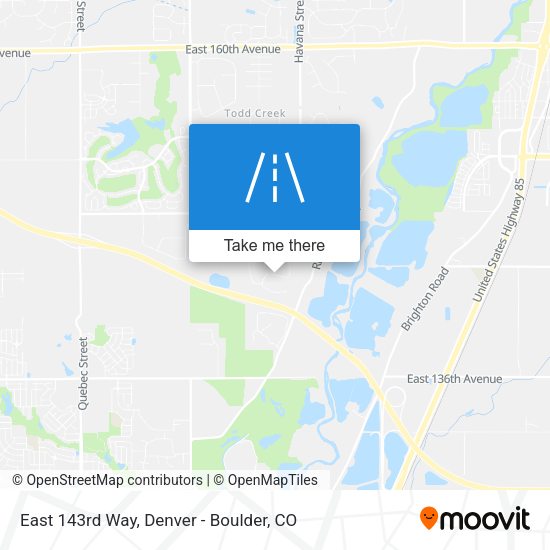 East 143rd Way map