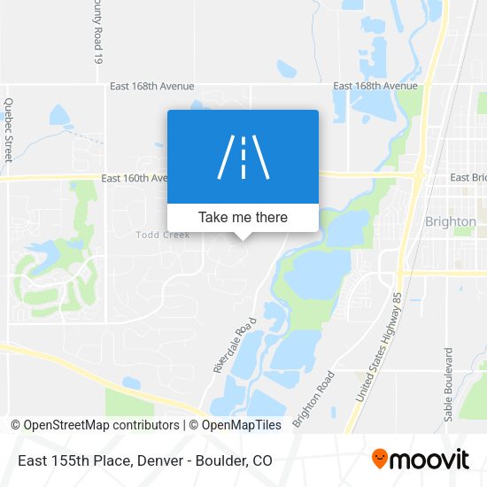 Mapa de East 155th Place
