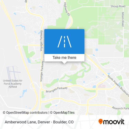 Mapa de Amberwood Lane
