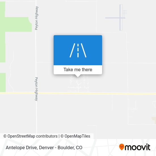 Antelope Drive map