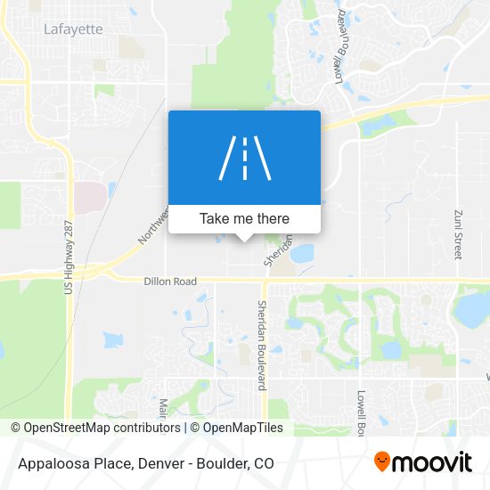 Appaloosa Place map