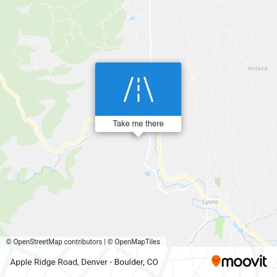 Apple Ridge Road map