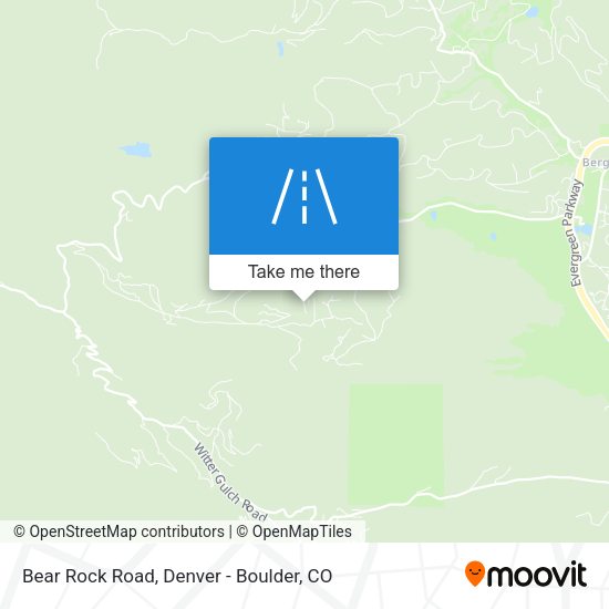 Bear Rock Road map