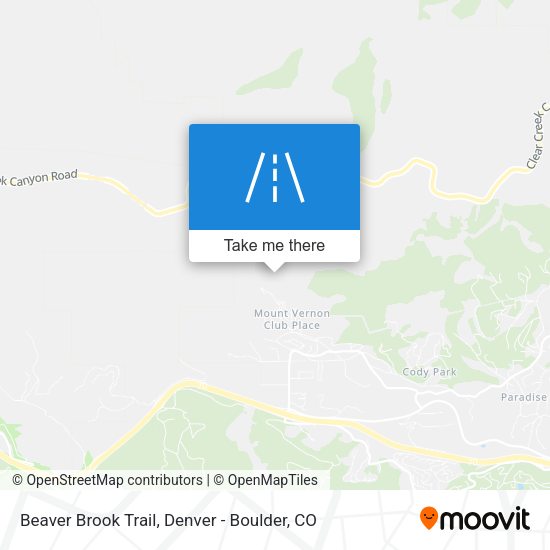 Mapa de Beaver Brook Trail