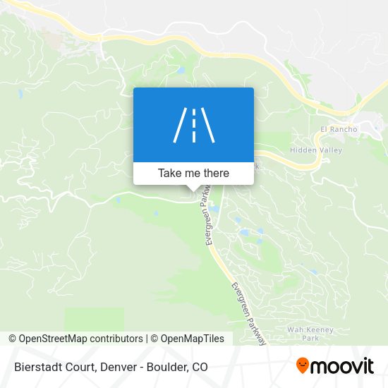 Mapa de Bierstadt Court