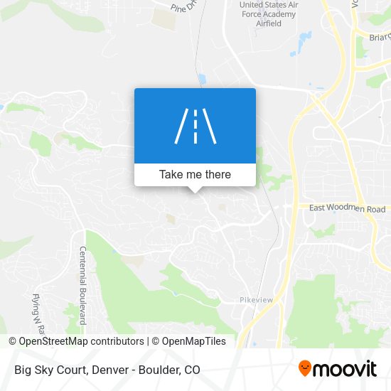 Mapa de Big Sky Court