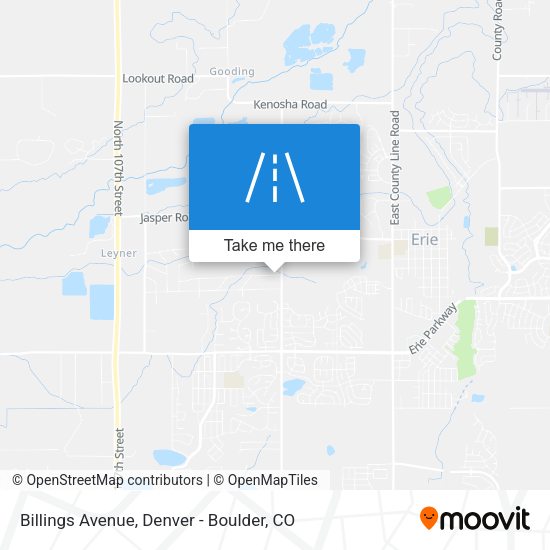 Billings Avenue map