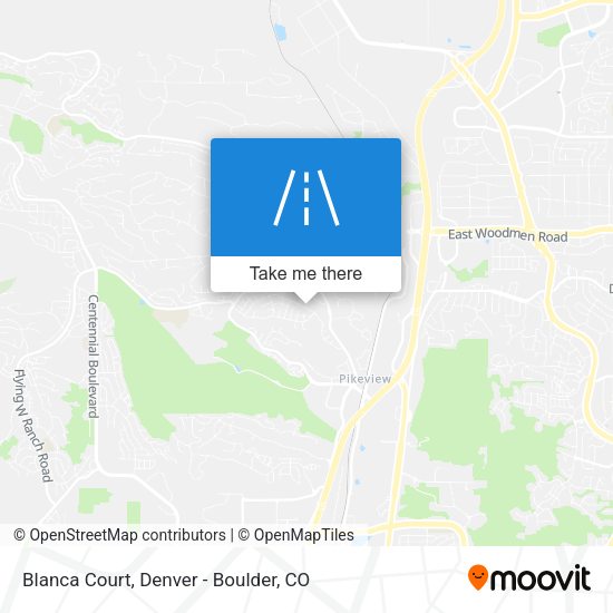 Blanca Court map
