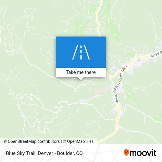 Mapa de Blue Sky Trail
