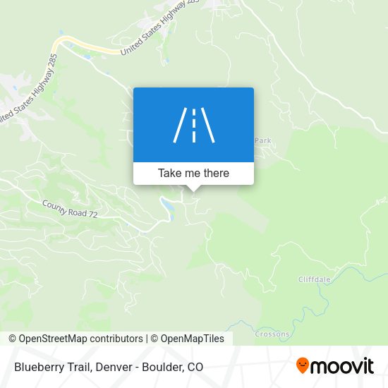 Blueberry Trail map