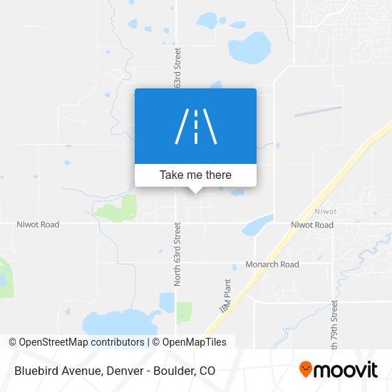 Mapa de Bluebird Avenue