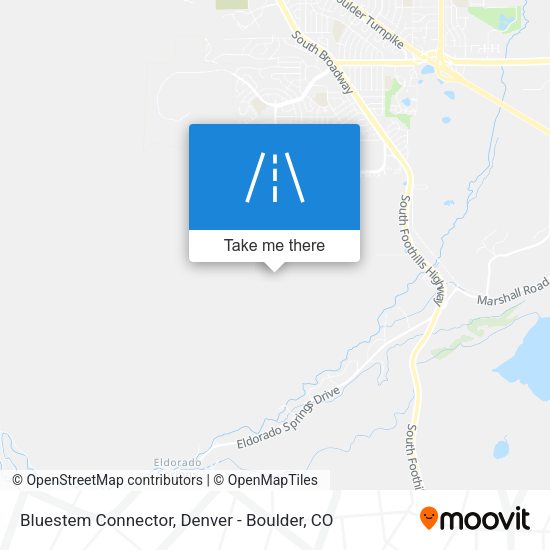 Bluestem Connector map