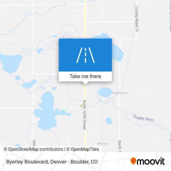 Byerley Boulevard map