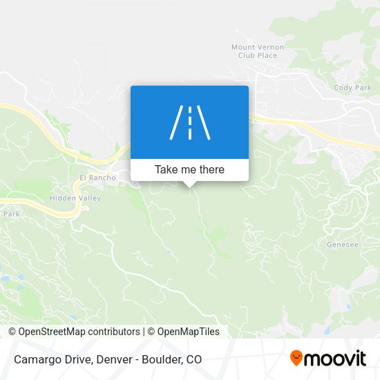 Camargo Drive map