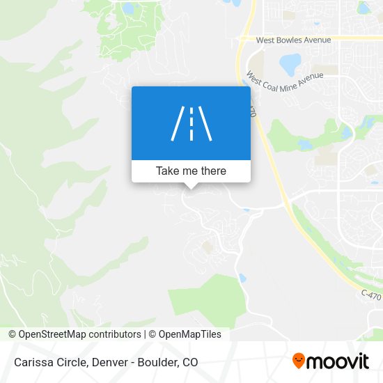 Carissa Circle map