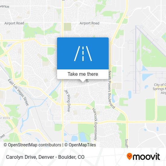 Carolyn Drive map