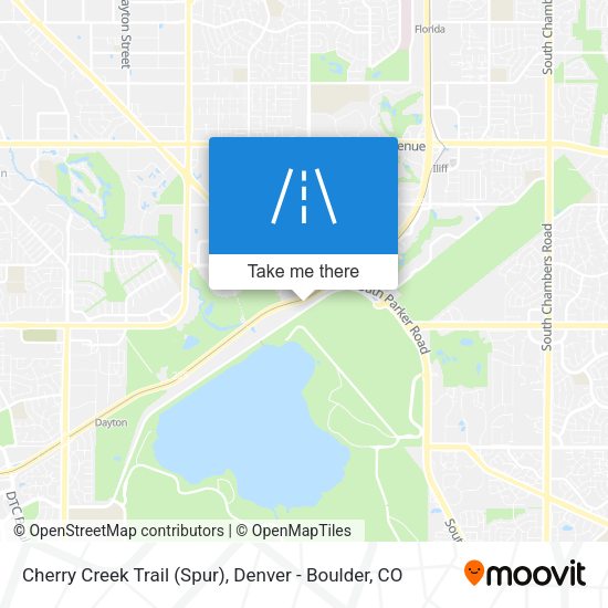 Mapa de Cherry Creek Trail (Spur)