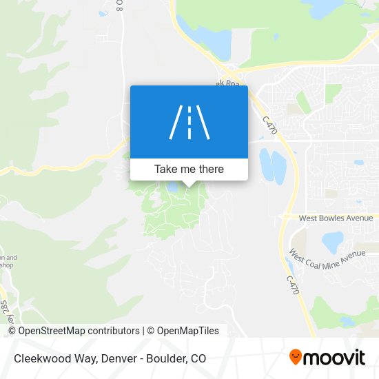 Cleekwood Way map