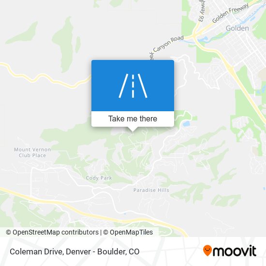 Coleman Drive map