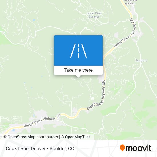 Mapa de Cook Lane