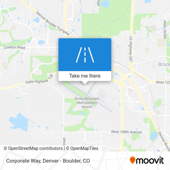 Corporate Way map