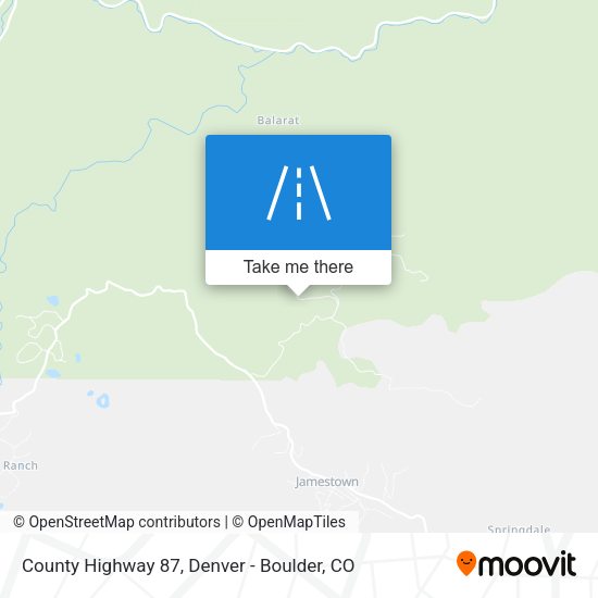 Mapa de County Highway 87