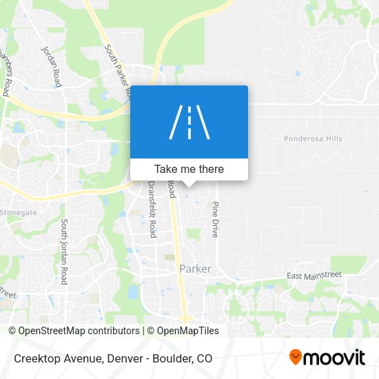 Creektop Avenue map