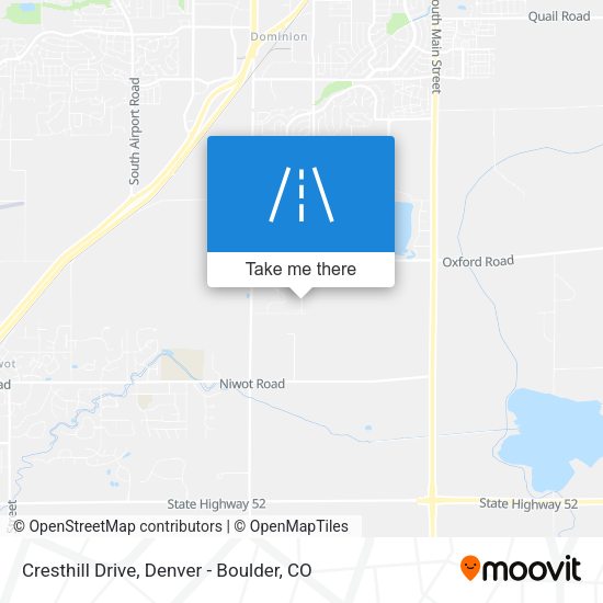 Mapa de Cresthill Drive