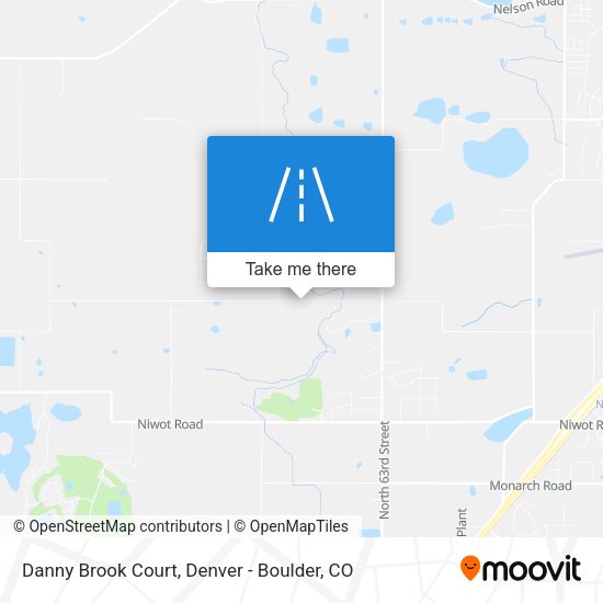 Mapa de Danny Brook Court