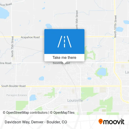 Davidson Way map
