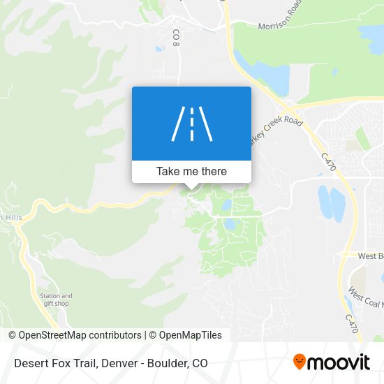 Desert Fox Trail map