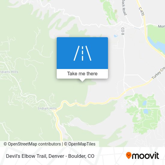 Devil's Elbow Trail map
