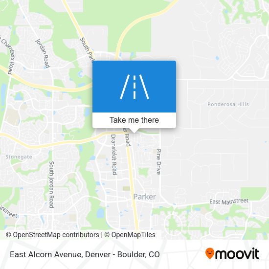 East Alcorn Avenue map