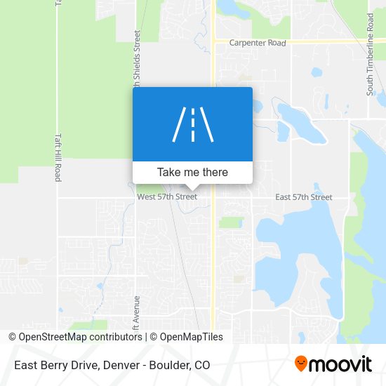 Mapa de East Berry Drive