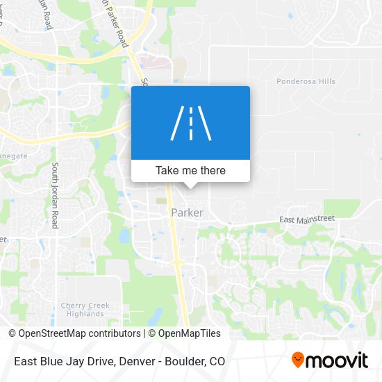 Mapa de East Blue Jay Drive