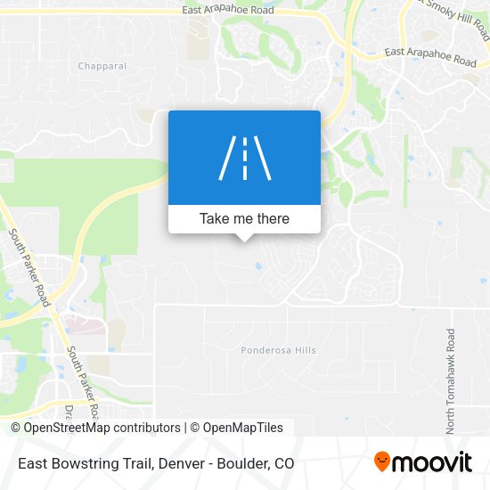 East Bowstring Trail map
