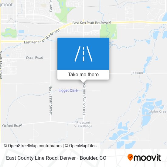 Mapa de East County Line Road