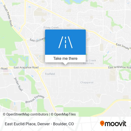 East Euclid Place map