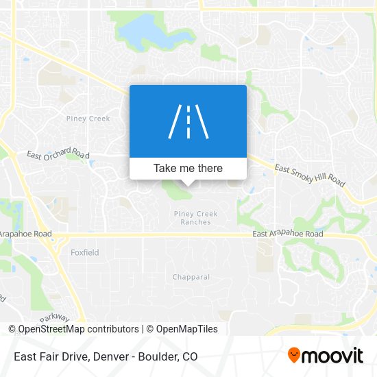 Mapa de East Fair Drive
