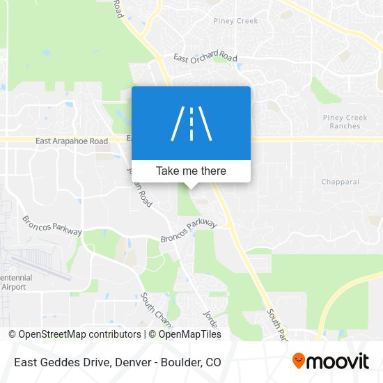 East Geddes Drive map