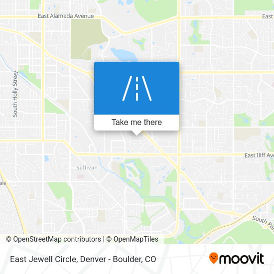 East Jewell Circle map