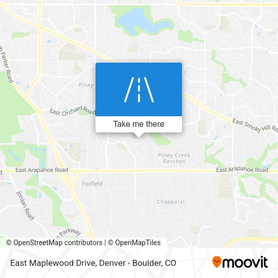East Maplewood Drive map