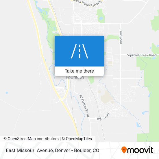 Mapa de East Missouri Avenue