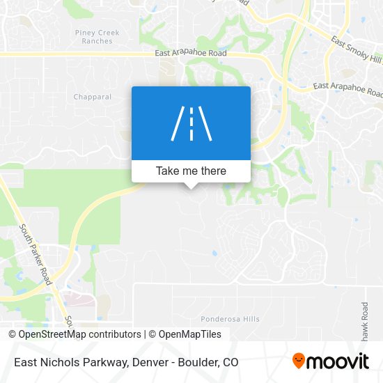 East Nichols Parkway map