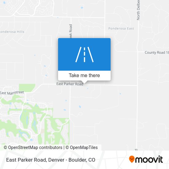 East Parker Road map