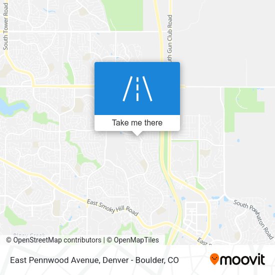 East Pennwood Avenue map