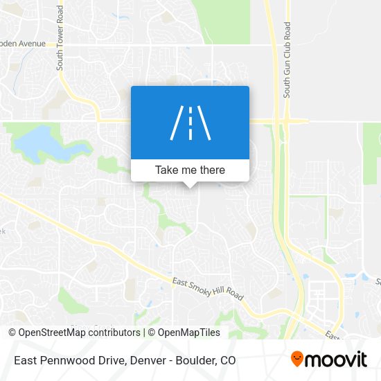 Mapa de East Pennwood Drive