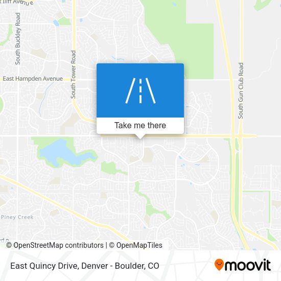 East Quincy Drive map