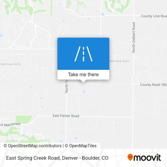 Mapa de East Spring Creek Road