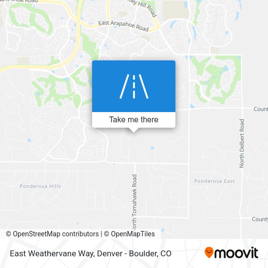 East Weathervane Way map